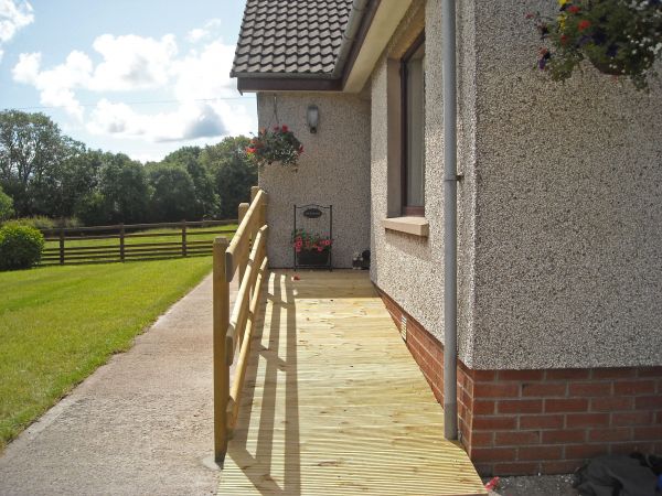Hardwood Ramp Installation in Antioch