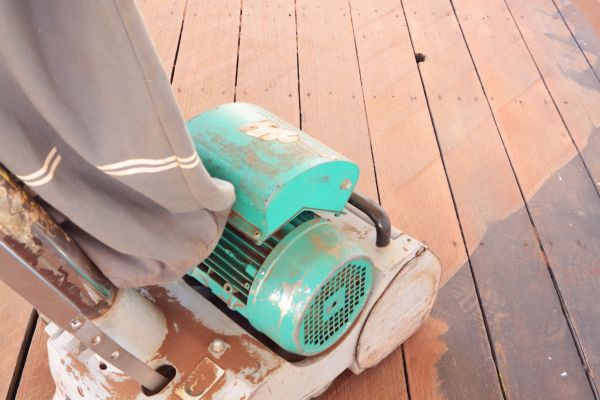 Cedar Deck Sanding in Antioch